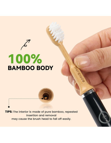 Cabezas de cepillo de dientes de bambú Ponpace para Gleem