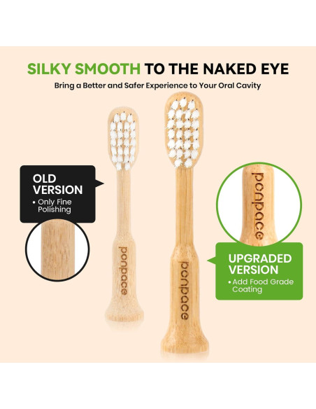 Cabezas de cepillo de dientes de bambú Ponpace para Gleem