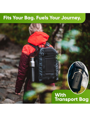 Botella de Agua Aislada Blockhütte 500ml Acero Inoxidable