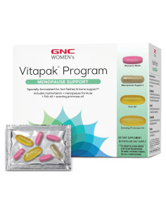 Vitapak GNC para Menopausia - 30 Paquetes Diarios, Soporte Hormonal