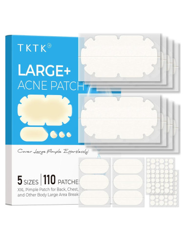 Parches para Acné Corporal TKTK XXL - 110 Piezas Hidrocoloide