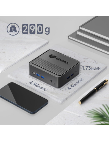 Bmax B3 Mini PC 256GB SSD 8GB LPDDR4 Intel N5095 4K