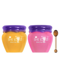 Mascarilla Labial ANMANSY Miel y Sakura Hidratante 10g x2