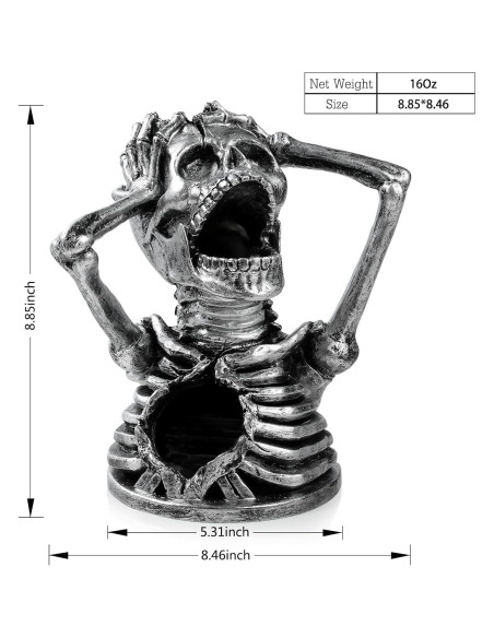 Torre de Dados DNDND Calavera para Juegos de Mesa RPG
