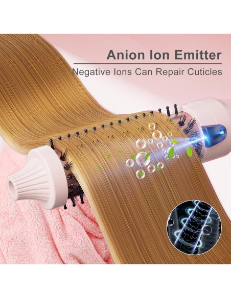 Rizador de Cabello K&K Iónico 1.25" Turmalina Doble Voltaje