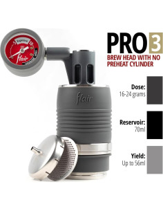 Máquina de Espresso Flair PRO 3 Manual - Negro, 3,34 kg 2