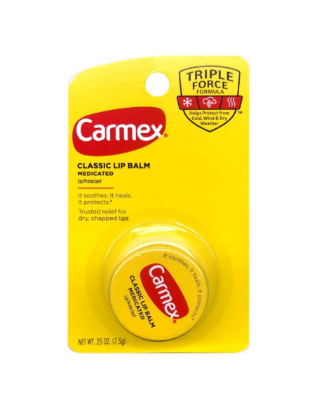 Bálsamo Labial Medicado Carmex Clásico 7 Unidades 0.7g