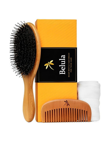 Cepillo de Cerdas de Jabalí Belula para Cabello Grueso 27.5cm