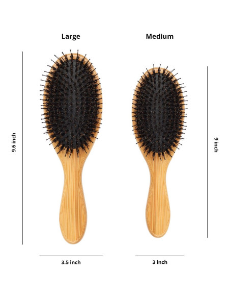 Cepillo de Cerdas de Jabalí Belula para Cabello Grueso 27.5cm