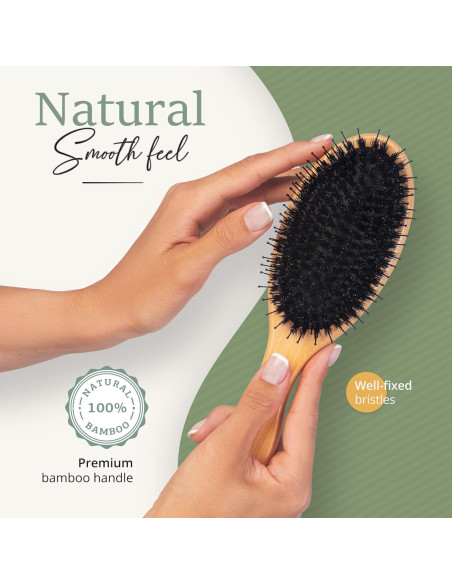 Cepillo de Cerdas de Jabalí Belula para Cabello Grueso 27.5cm