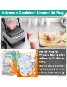 Tapón de Tapa para Licuadora Vitamix 32 oz y 48 oz - Gfdoso 2