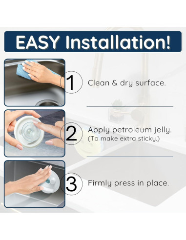 Caddy para Esponjas Storage Theory - Organizador Blanco 2 Pzas