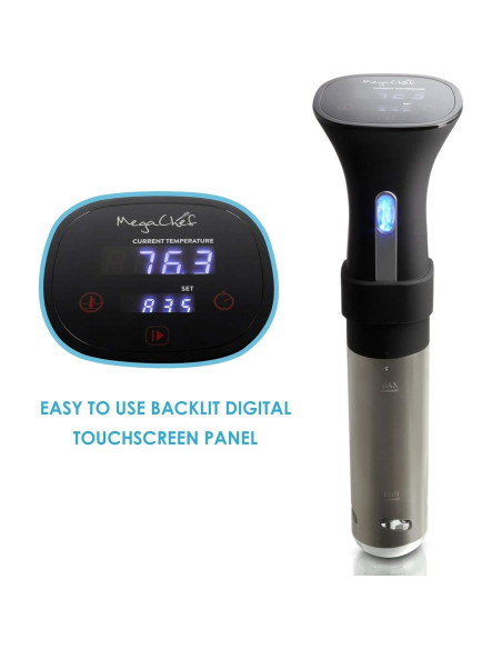 Cocedor Sous-Vide MegaChef MC-1000 con Pantalla Táctil 1000W