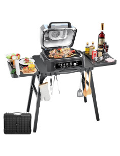 Carro de Mesa para Parrilla Hisencn 30067 Plegable Ajustable