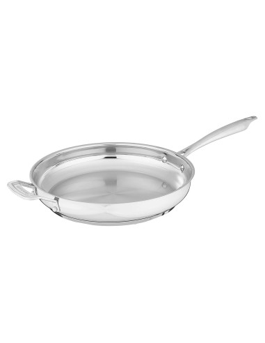 Sartén Profesional Cuisinart 30.48 cm Acero Inoxidable con Asa