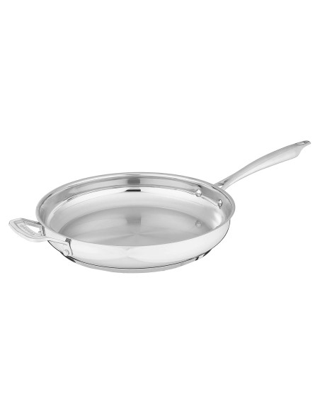 Sartén Profesional Cuisinart 30.48 cm Acero Inoxidable con Asa