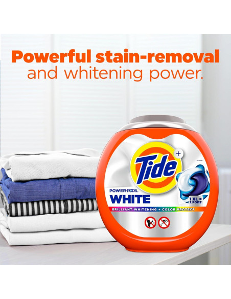 Detergente en Cápsulas Tide Power PODS OXI 18 Unidades - Aclara Blancos