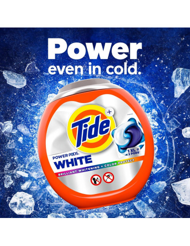 Detergente en Cápsulas Tide Power PODS OXI 18 Unidades - Aclara Blancos