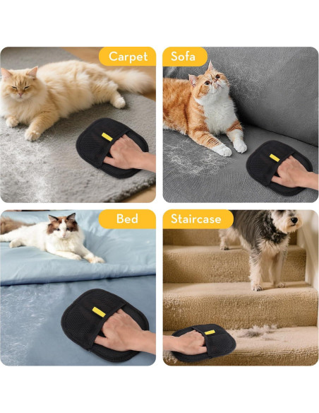 Guantes de Limpieza para Pelo de Mascota Mity Rain 3PCS Guantes de Limpieza para Pelo de Mascota Mity Rain 3PCS