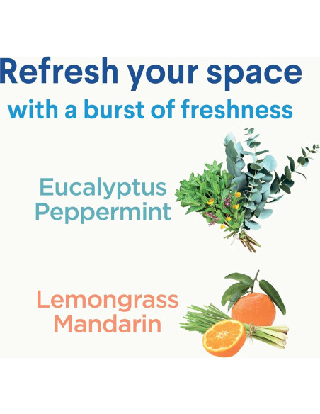 Clorox Mist Desinfectante 3 en 1 Limón Mandarina 3 Recargas 473 ml