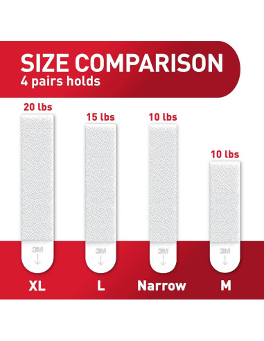 Tiras Adhesivas para Colgar Cuadros Command 18 Pares 1.81 kg