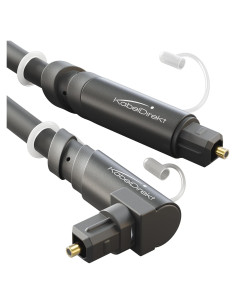 Cable TOSLINK Angulado 1.83m KabelDirekt - Audio Óptico Digital