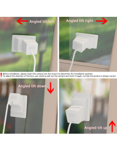 Soporte de Ventana Angulado Teccle para Wyze Cam OG - 20 Grados 2