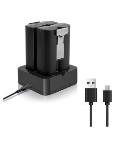 2 Baterías Recargables Fukuai 6800mAh para Timbre Ring