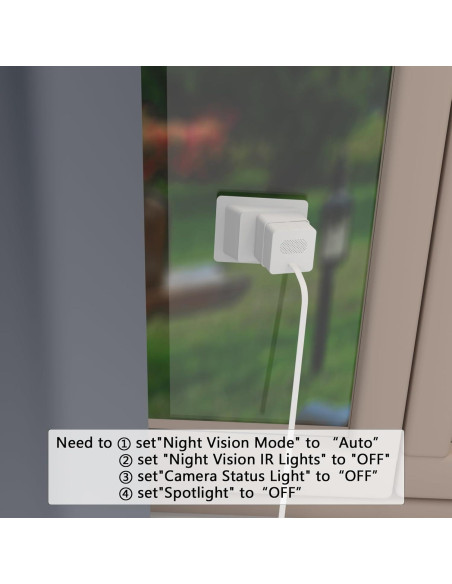 Soporte de Ventana Angulado Teccle para Wyze Cam OG - 20 Grados