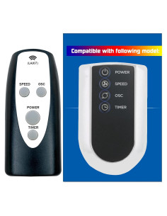 Control Remoto Lasko para Ventilador de Torre Oscilante