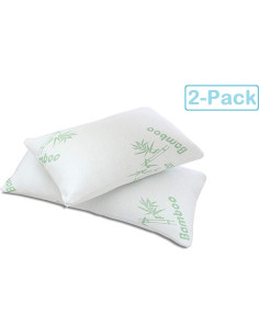 Almohadas de Espuma de Memoria Desmenuzada Colección Americana 2pc Rey 2