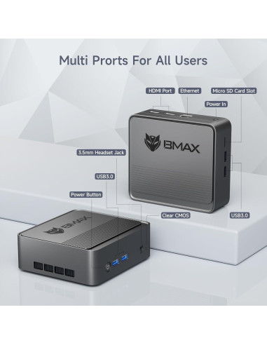 Bmax B3 Mini PC Intel N5095 8GB RAM 256GB SSD 4K