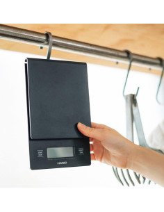 Balanza de Café Hario V60 con Temporizador Negro 0.1g 2