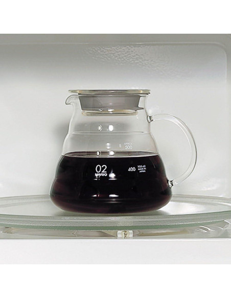 Servidor de Vidrio Hario V60 600ml Resistente al Calor