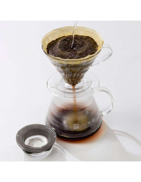 Servidor de Vidrio Hario V60 600ml Resistente al Calor