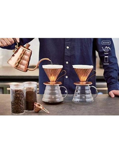 Servidor de Vidrio Hario V60 600ml Resistente al Calor