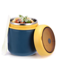 Termo Aislado Juome 16oz para Niños - Acero Inoxidable Azul