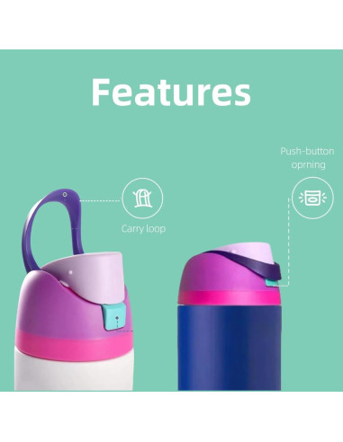 Tapa de Reemplazo KPWIN para Botella Owala Freesip 24-40oz