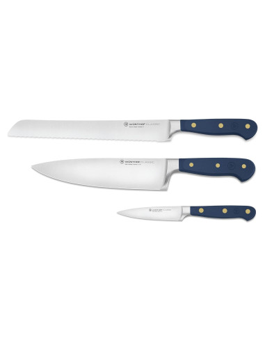 Juego de cuchillos WÜSTHOF Classic 3 piezas Wild Blueberry