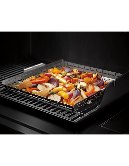 Cesta de Asado Weber Crafted 44.1x41.6 cm - Acero Inoxidable