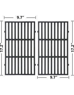 Rejillas de Parrilla Burly Grill 7637 para Weber Spirit 200 2