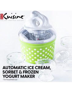 Máquina de Helados Euro Cuisine ICM26GRA 1.2L Verde 2