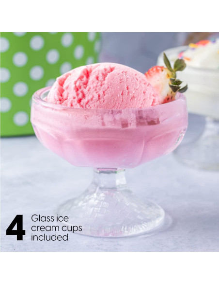 Máquina de Helados Euro Cuisine ICM26GRA 1.2L Verde