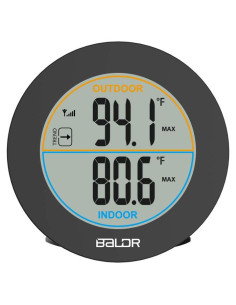 Termómetro Inalámbrico BALDR para Interior y Exterior - LCD 2.5"