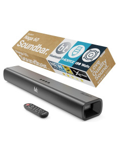 Barra de Sonido Bluetooth Majority Naga 60, 120W, 2.1 Canal, Subwoofer Integrado