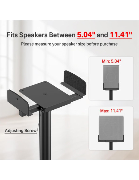 Soportes de Altavoces Ajustables Aiweiwa para Samsung - 73.66 a 95.25 cm