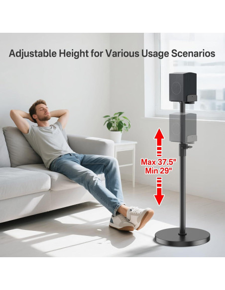 Soportes de Altavoces Ajustables Aiweiwa para Samsung - 73.66 a 95.25 cm