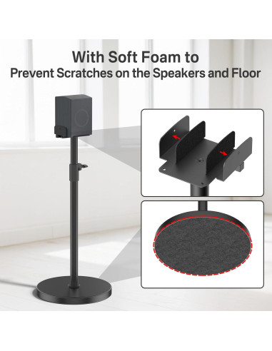 Soportes de Altavoces Ajustables Aiweiwa para Samsung - 73.66 a 95.25 cm