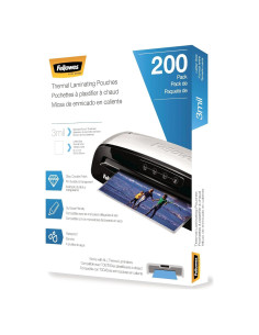 Hojas de Laminado Térmico Fellowes 3mil Tamaño Carta 200 Unidades