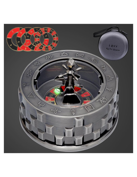 Dados de Ruleta CZYY Metálicos 7-en-1 para D&D y RPG Dados de Ruleta CZYY Metálicos 7-en-1 para D&D y RPG